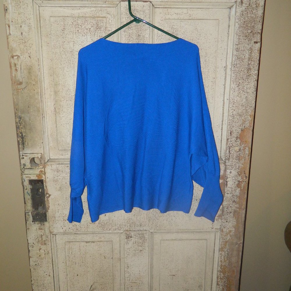 Ann Klein Ribbed Knit Sweater Top Size M  (R-5) - Picture 5 of 5
